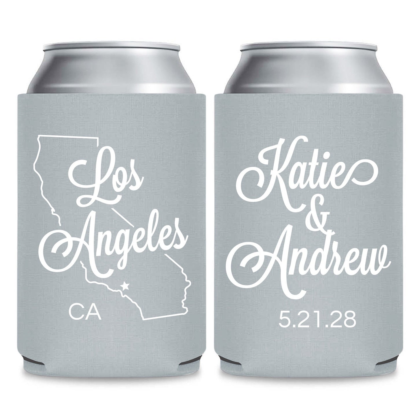 Venue and State Themed Can Coolers