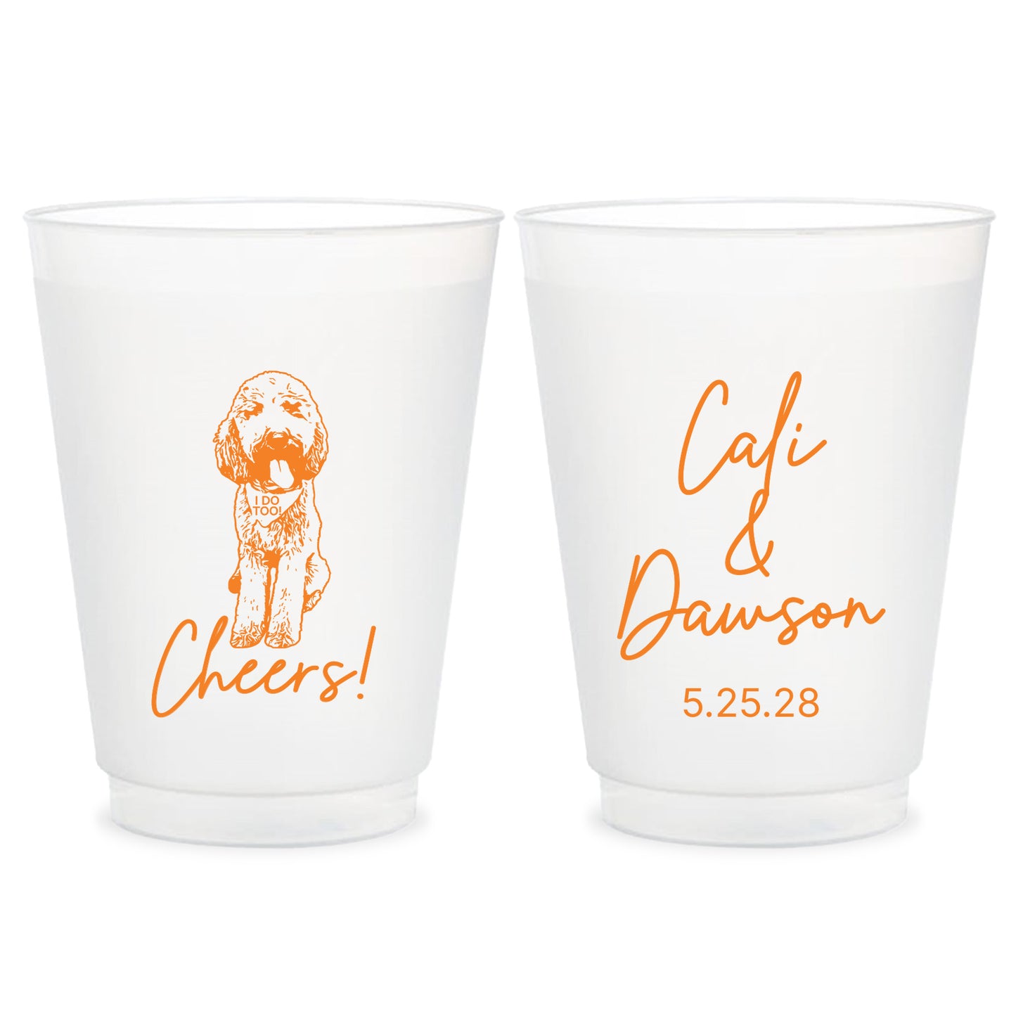 Custom Wedding Cups (CS 633 )