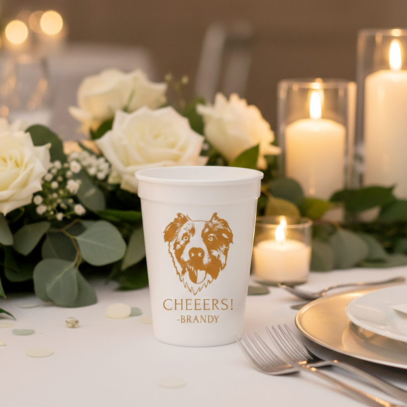 Pet Wedding Stadium Cups (KT249)