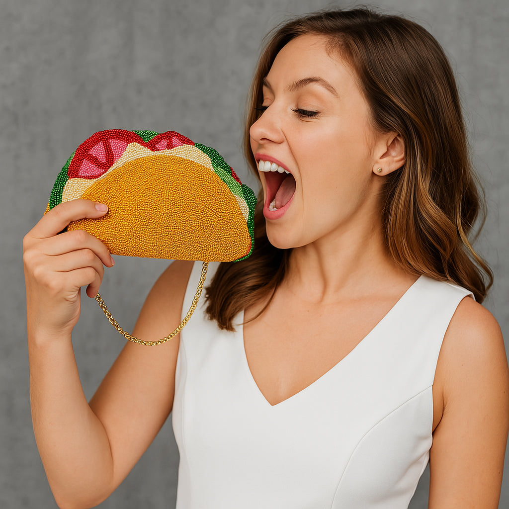 Taco Clutch Bag