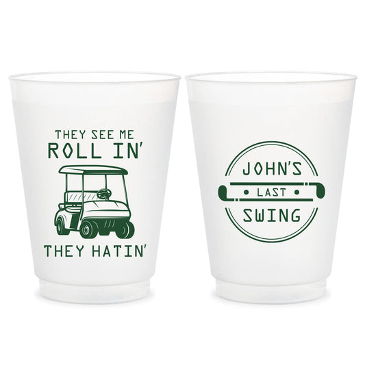 Bachelor Party Frosted Cup Favors (KT 189)