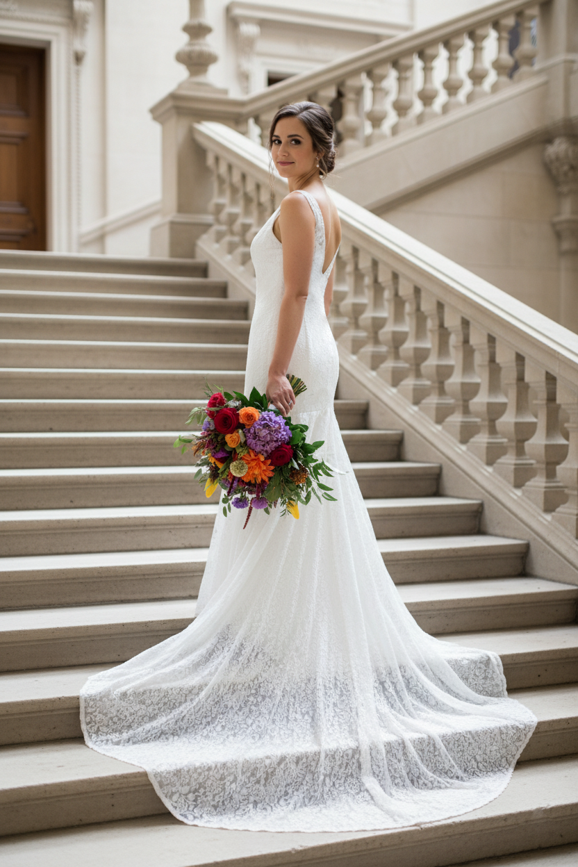 Made to Order Lace Bridal Gown