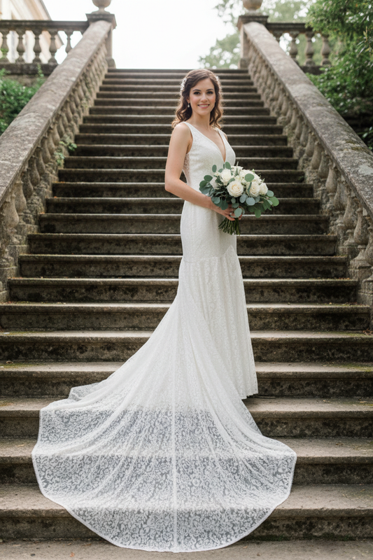 Made to Order Lace Bridal Gown