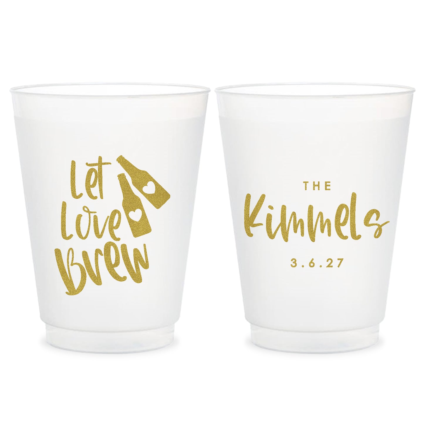Personalized Frosted Cups (CS 654)