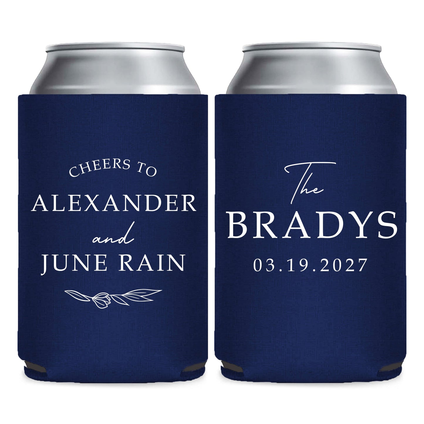 Cheers Y'all! Wedding Can Coolies (KT 309)