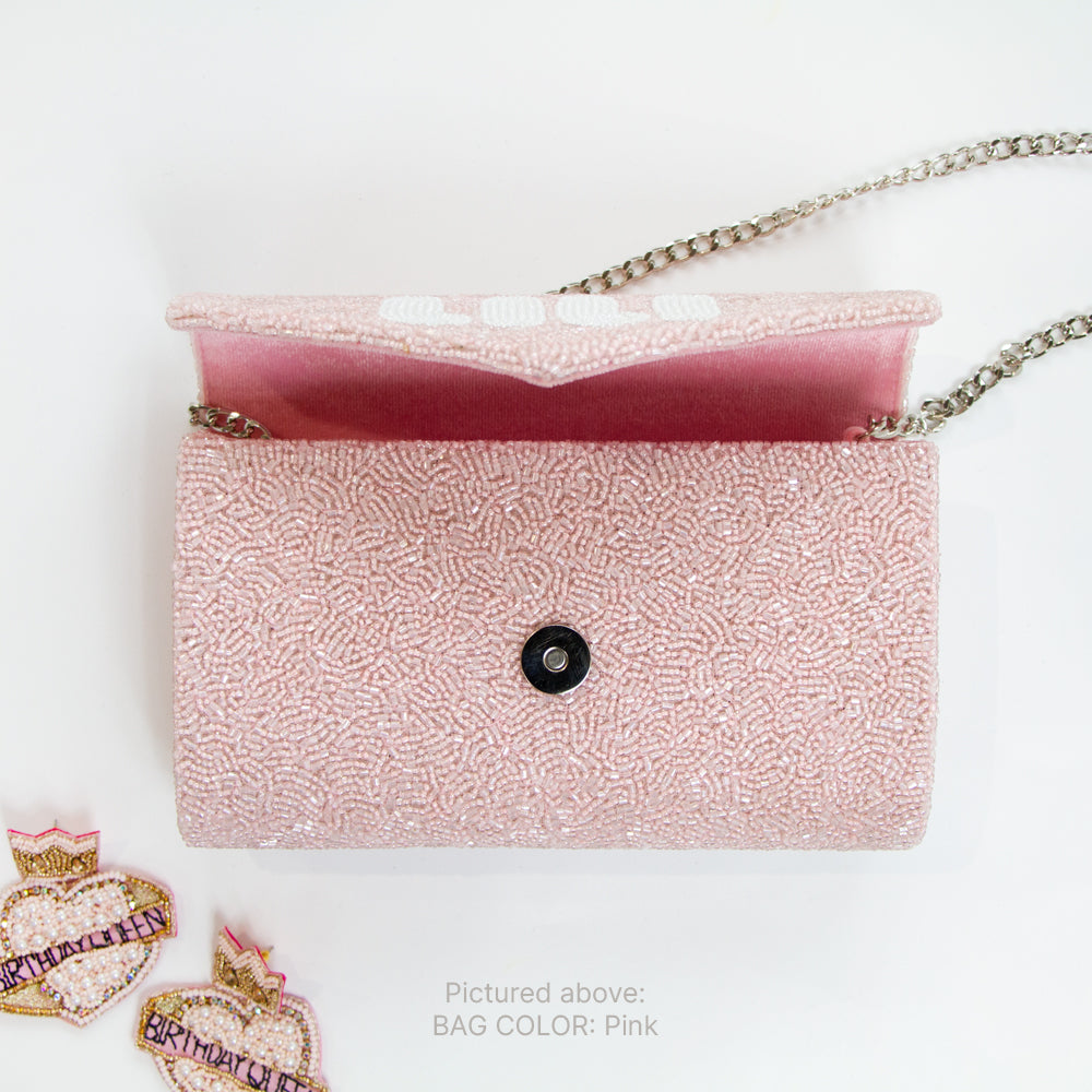 Fully Beaded Mini Envelope Clutch for Bridesmaid - MIENV