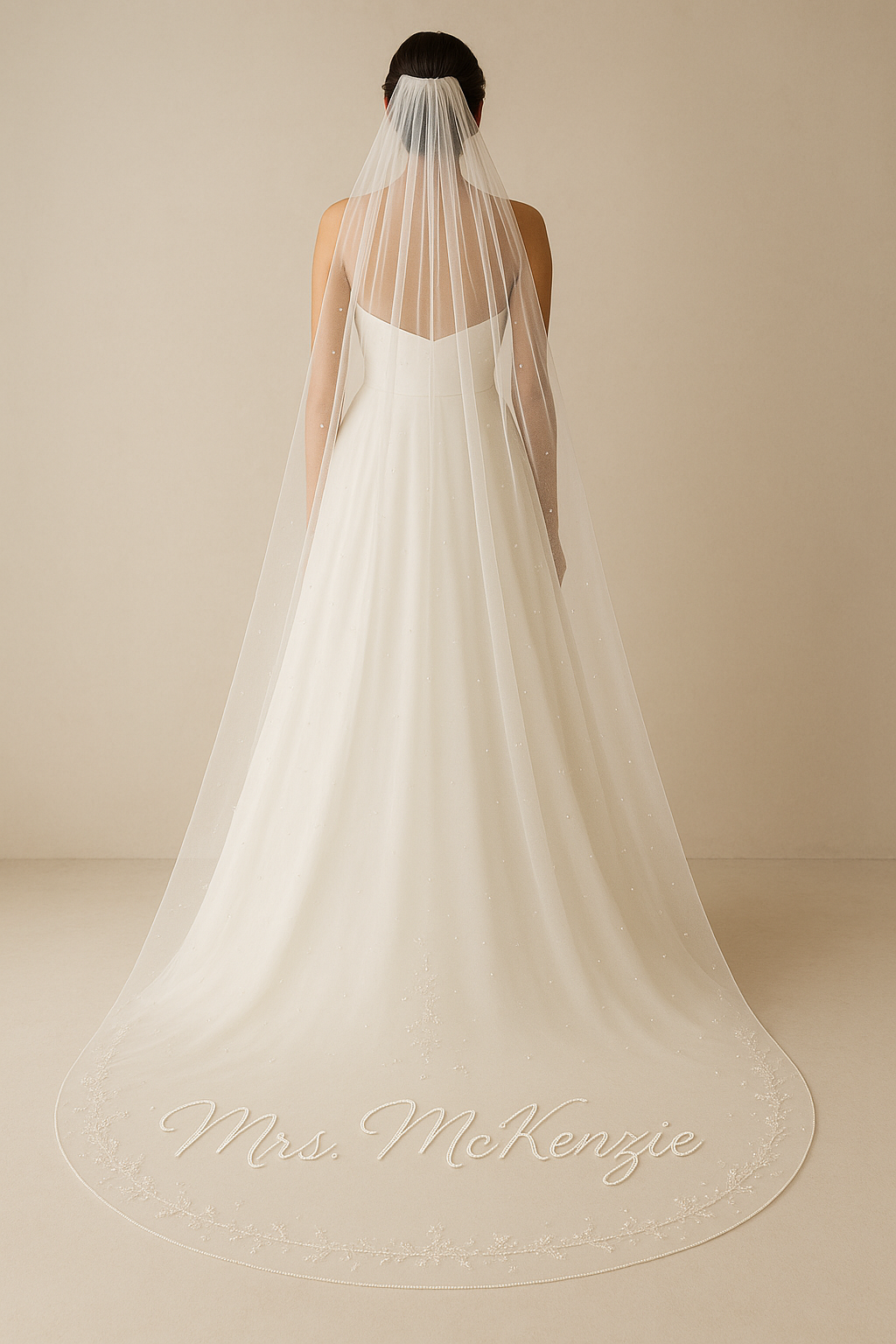 Custom Chapel Length Veil