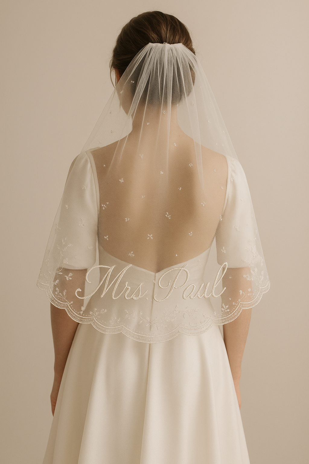 Custom Chapel Length Veil