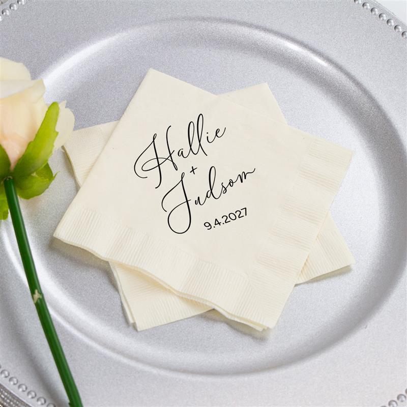 Personalized Wedding Napkin Favors (PR 2)