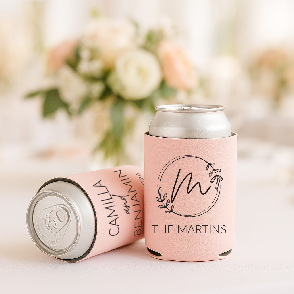 Custom Wedding Can Coolers (PK 176)