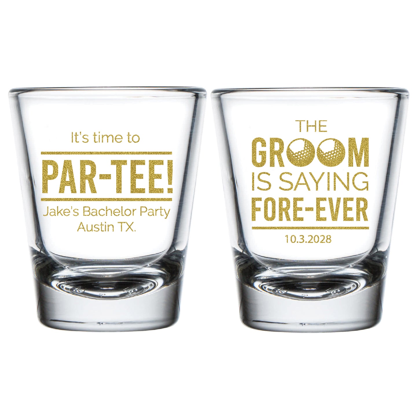 Groom Party Shot Glasses (PK 239)