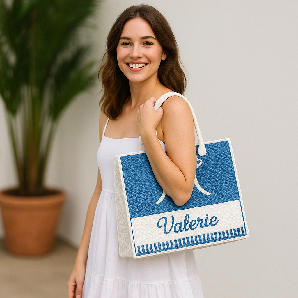 Blue Ribbon Tote Bag Gifts