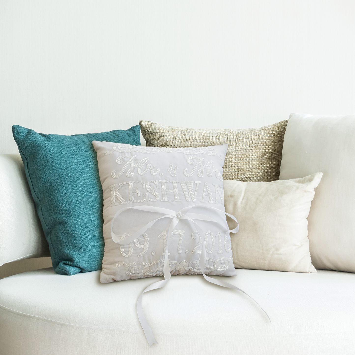 Personalized Wedding Pillow Gift