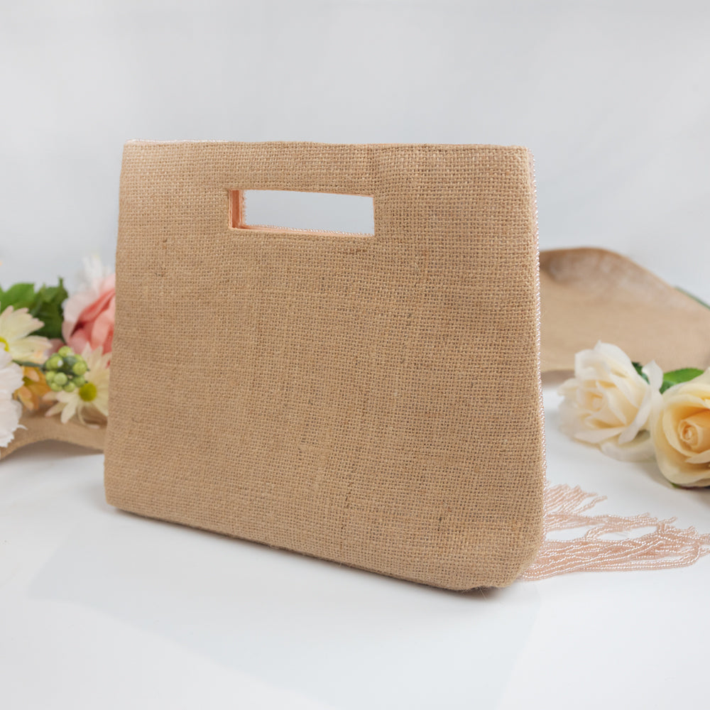 Handcrafted Custom Bridal Fringe Purse with intricate beading pattern, ideal for weddings, birthdays, and special occasions. Each unique clutch is a testament to artisanal craftsmanship, ensuring a one-of-a-kind accessory
