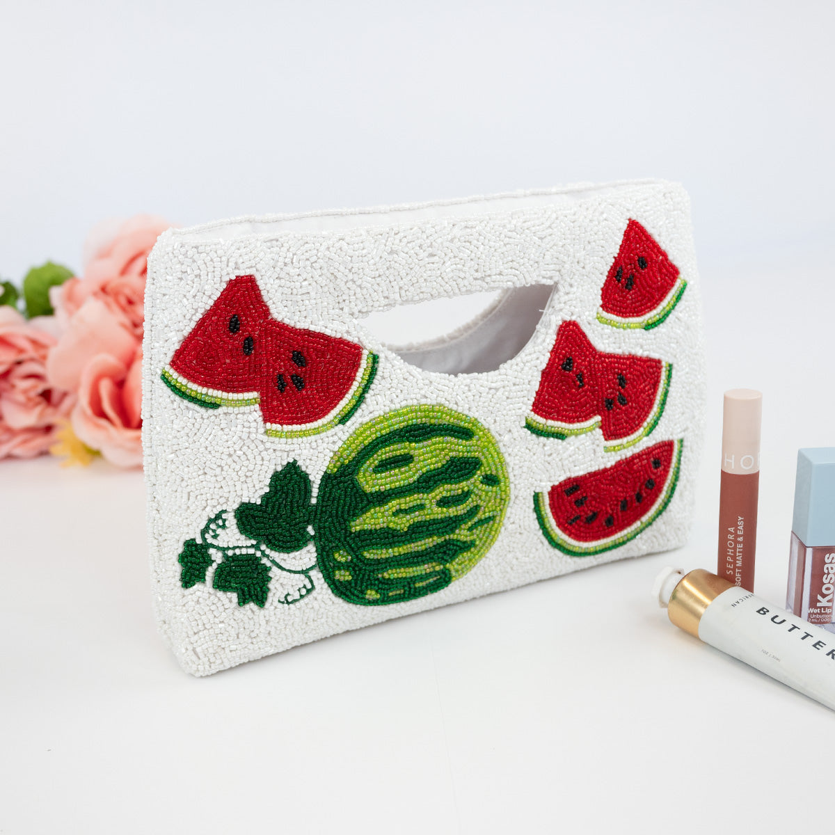 Watermelon Beaded Purse
