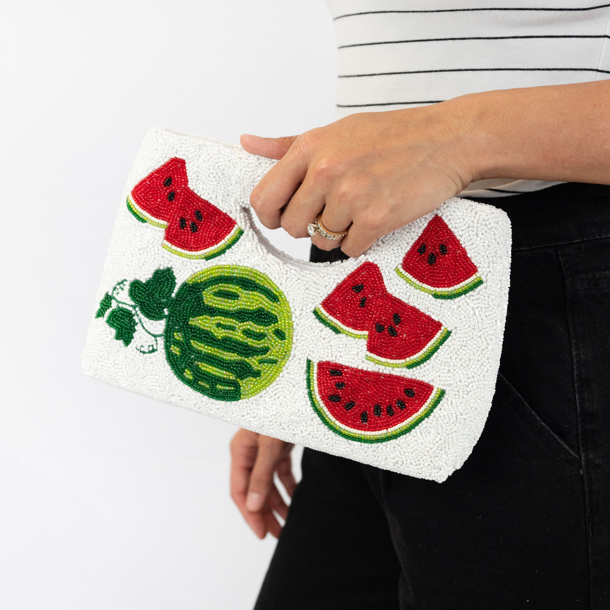 Watermelon Beaded Purse