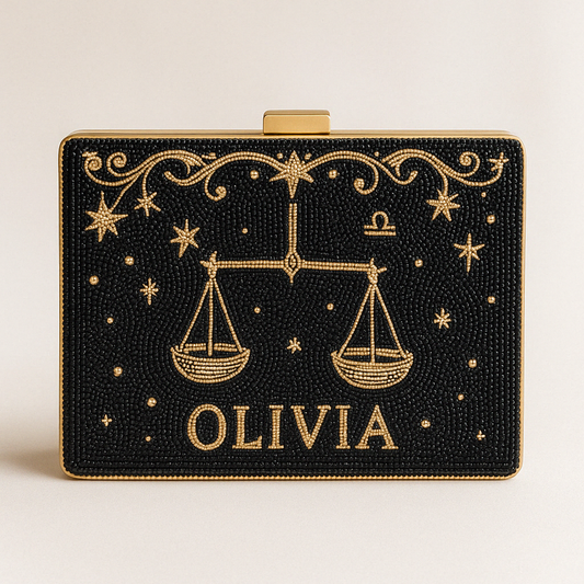 Zodiac Box Clutch for Bridesmaid