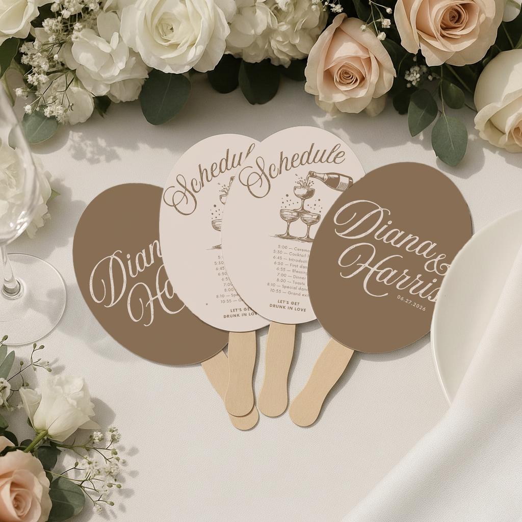 Custom Printed Wedding Fans (4)