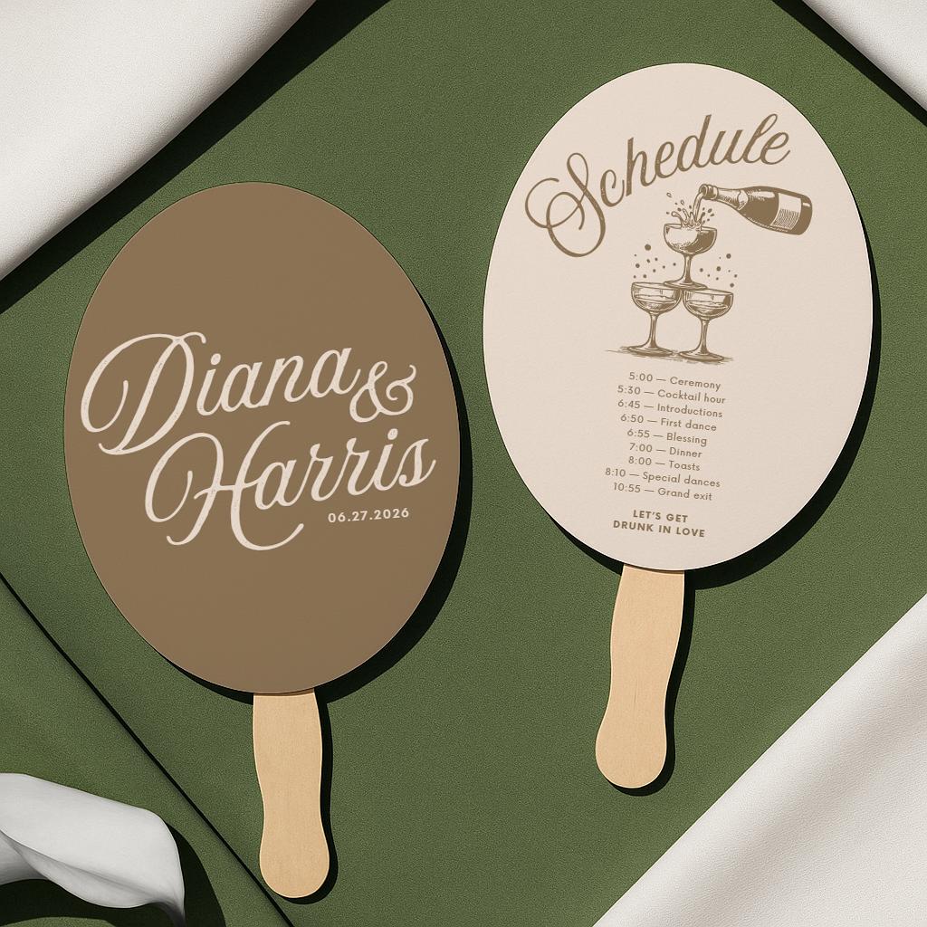 Custom Printed Wedding Fans (4)
