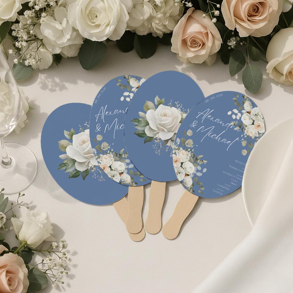 Hand Fan Wedding Favors (8)