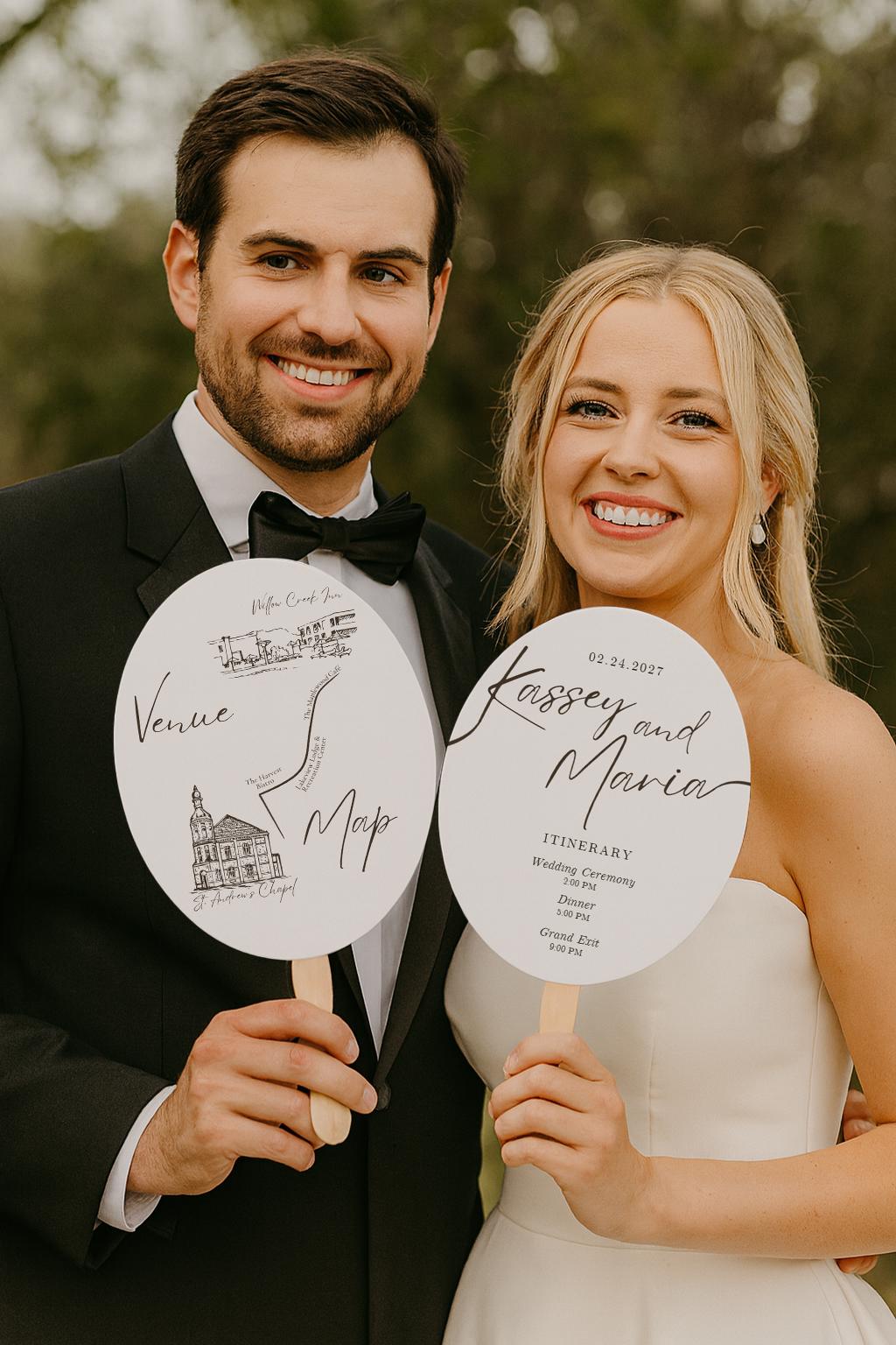 Custom Wedding Hand Fans (3)