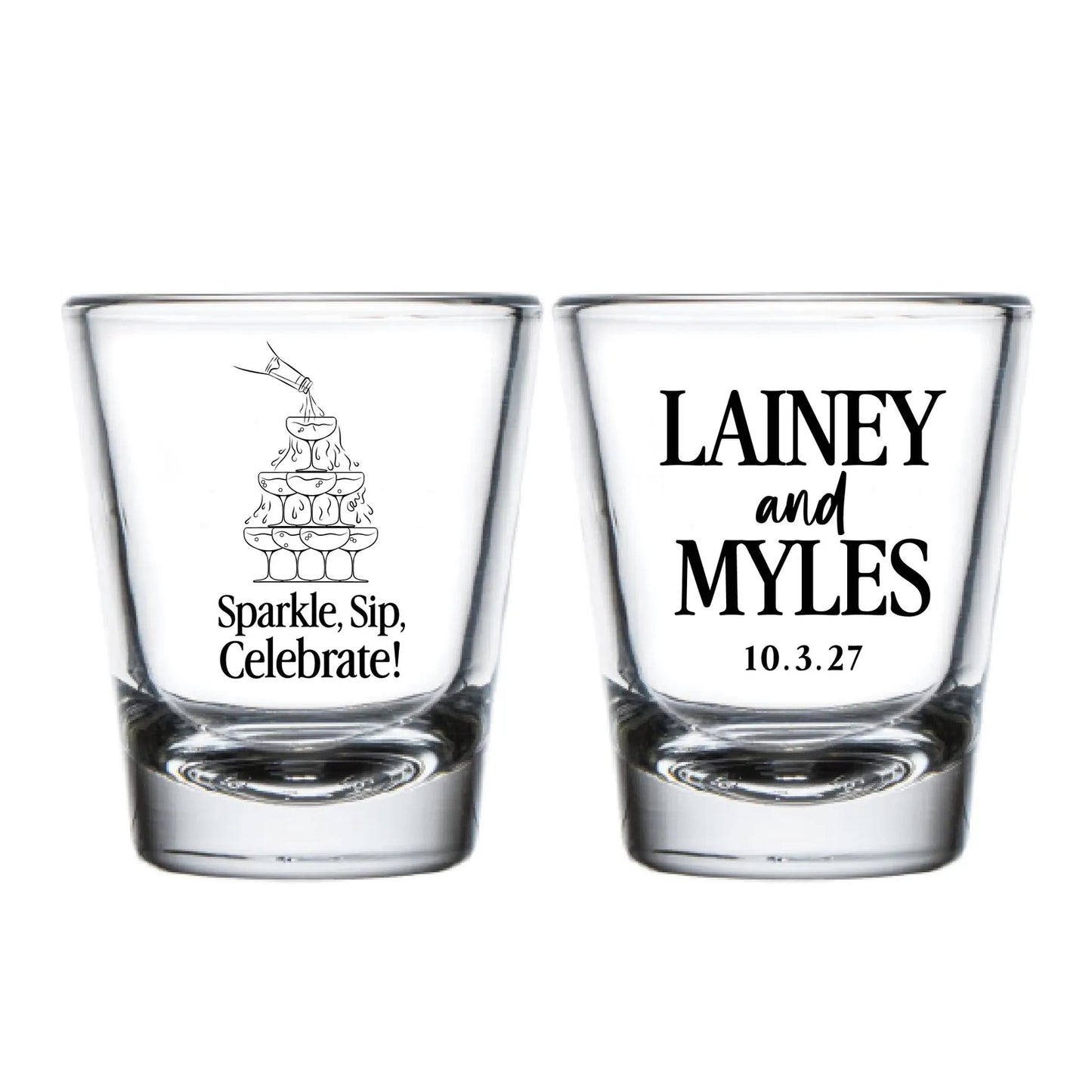 Wedding Shot Glasses (KT 307)