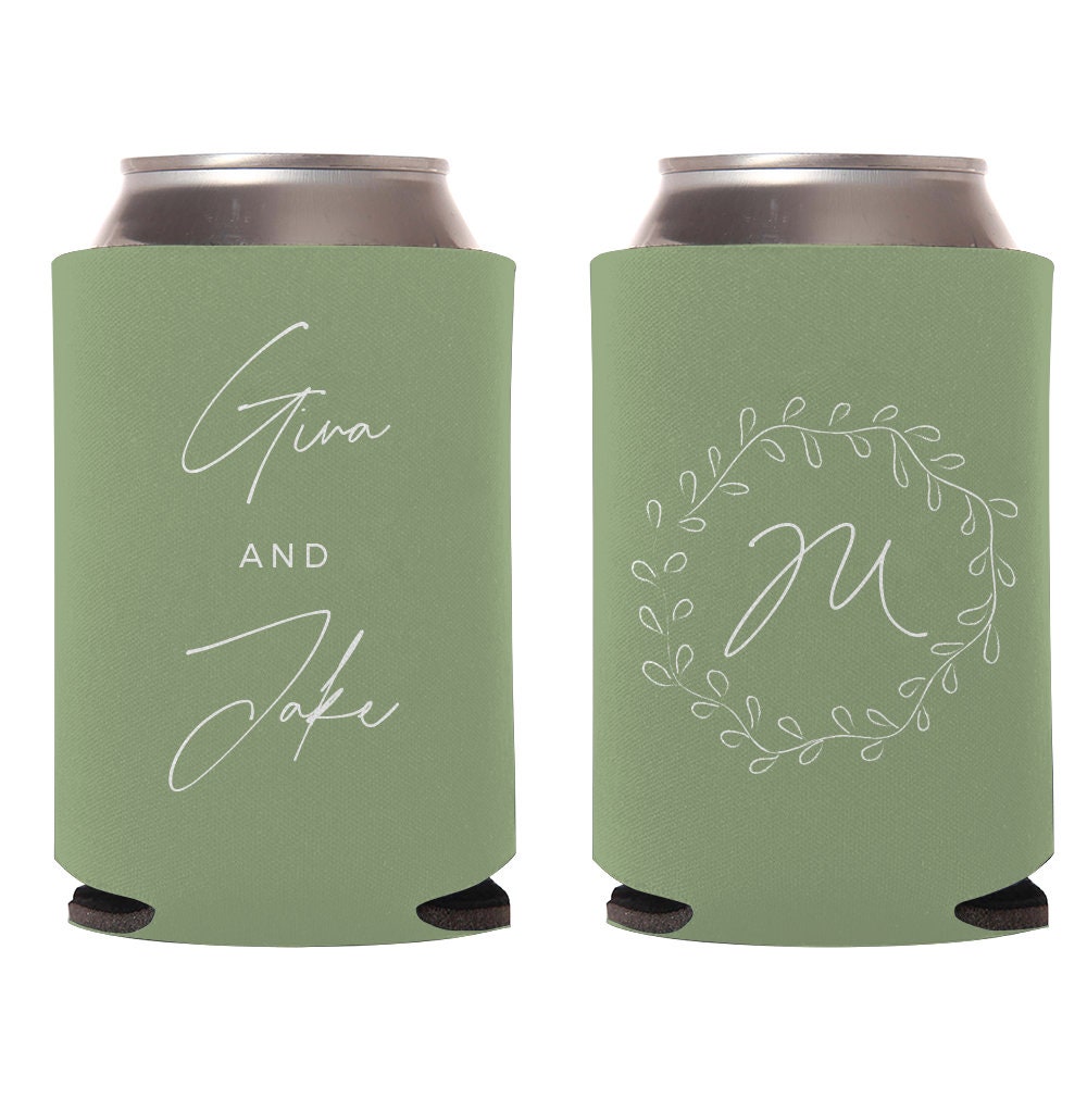 Personalized Wedding Can Cooler Favors (LP 82)