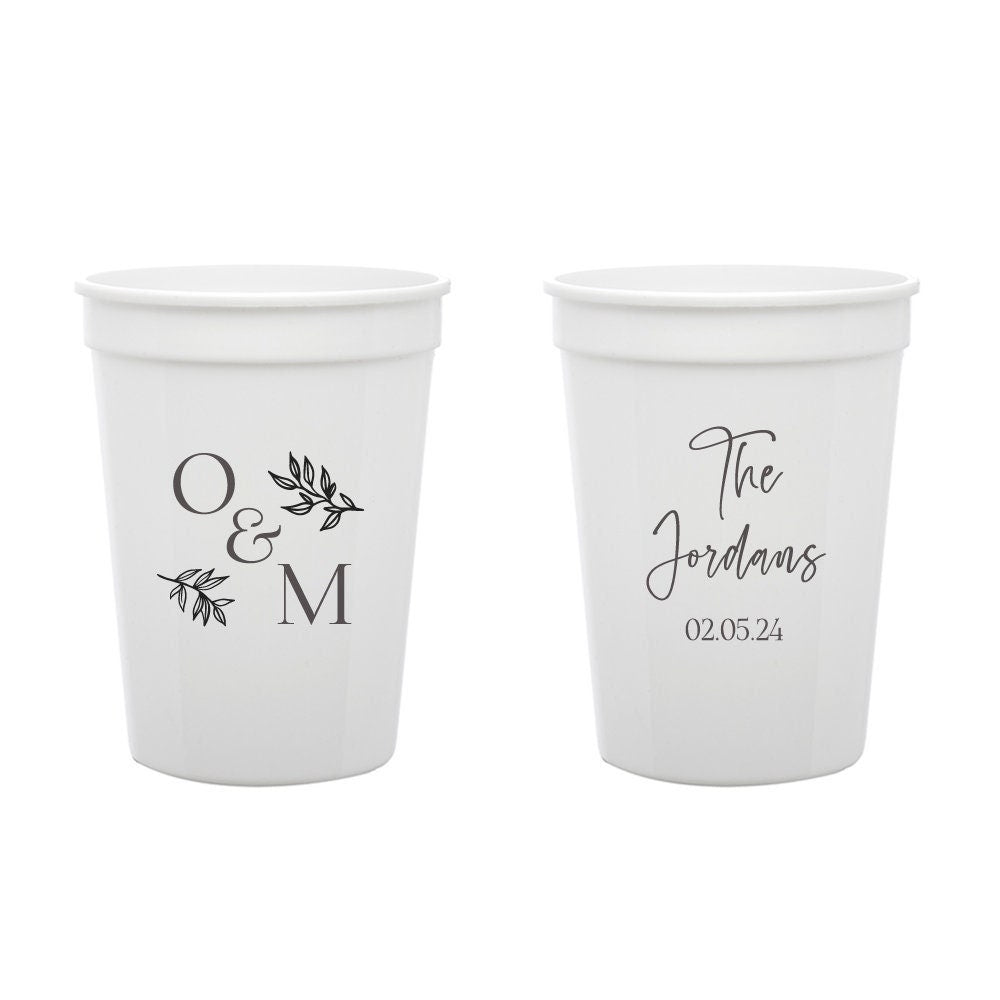 Custom Initials Stadium Cups (LP 91)