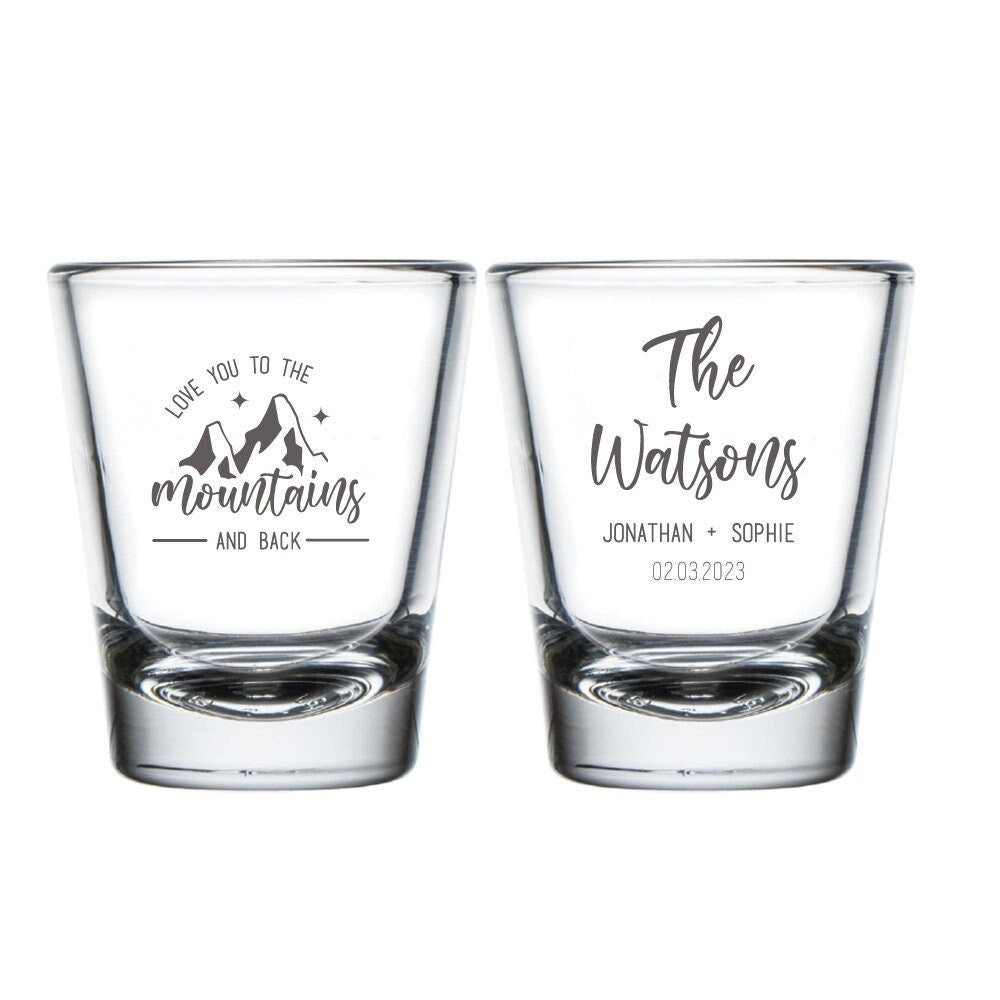 Wedding Shot Glass Favors (PK 187)