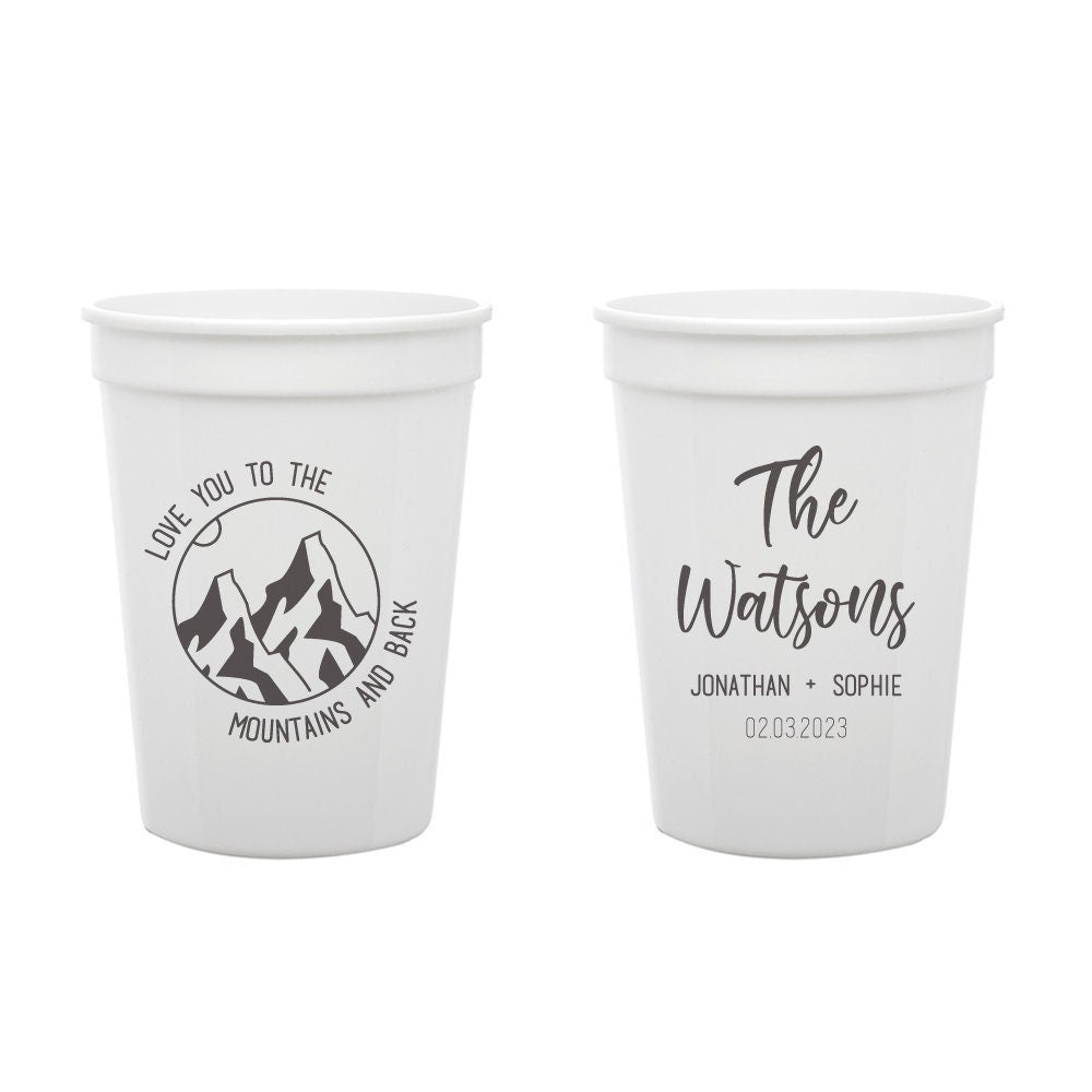 Wedding Stadium Cups (PK 185)