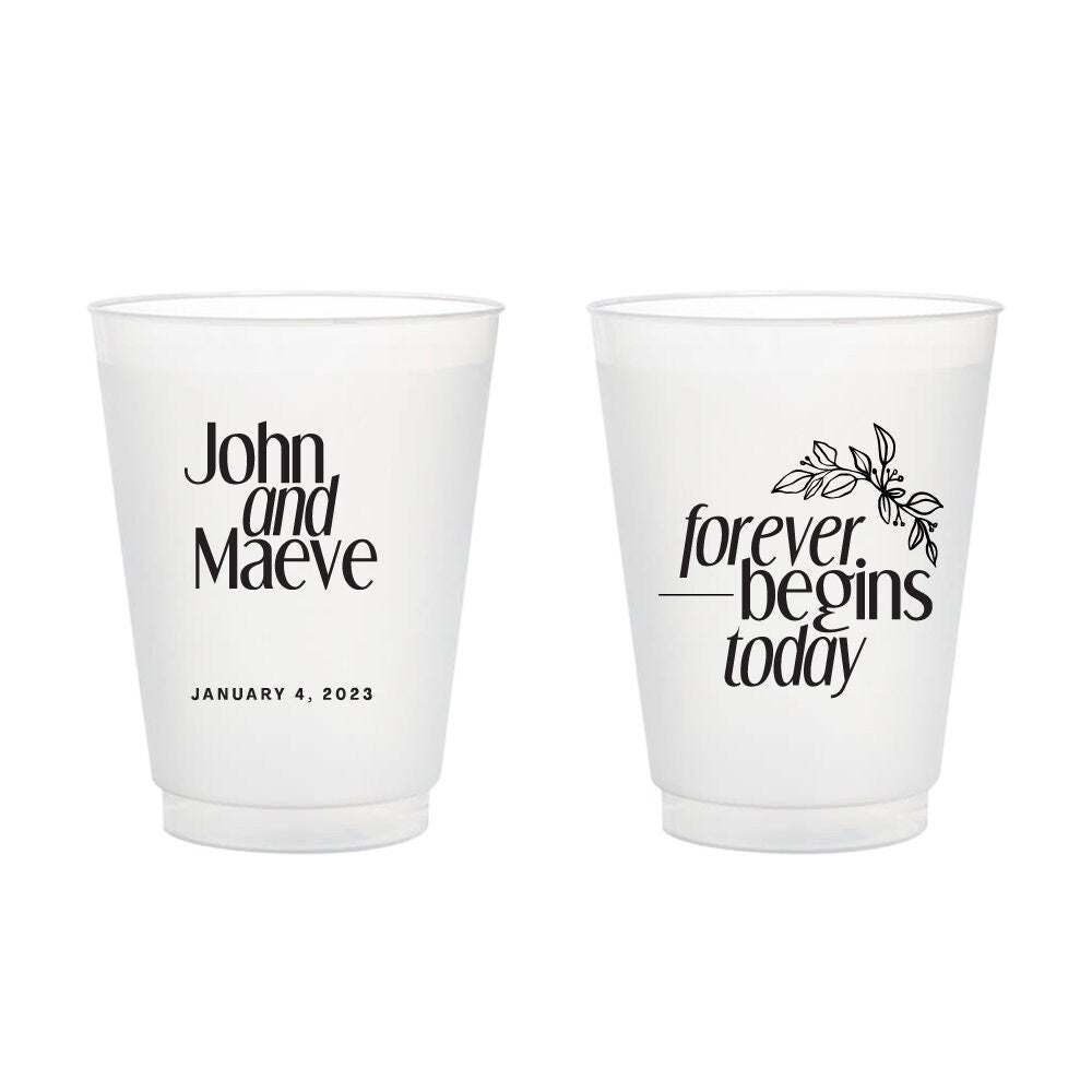 Personalized Frosted Cups (KT 142)