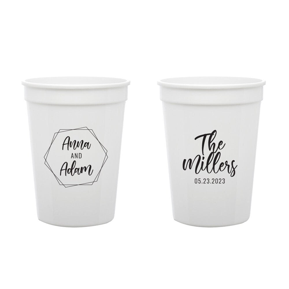 Custom Wedding Stadium Cups (KT 149)