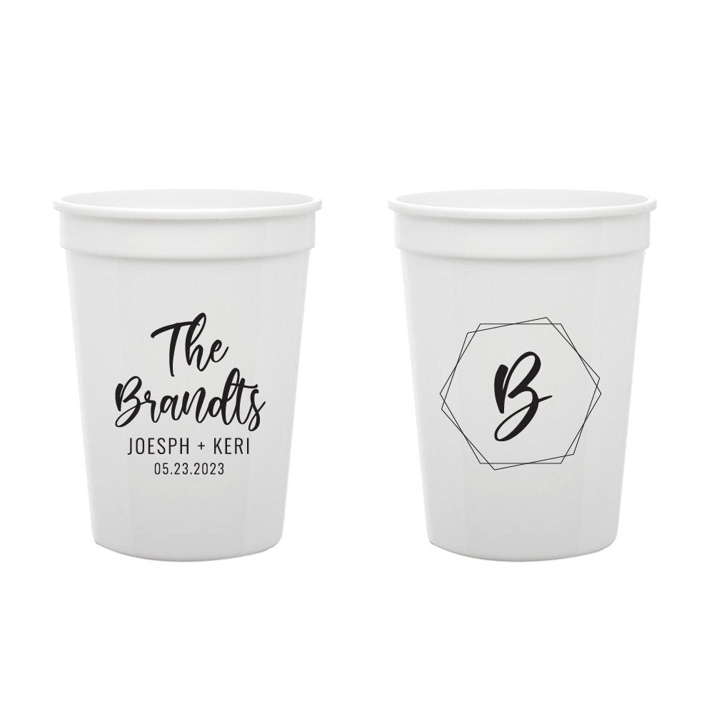 Custom Wedding Cups (KT 153)