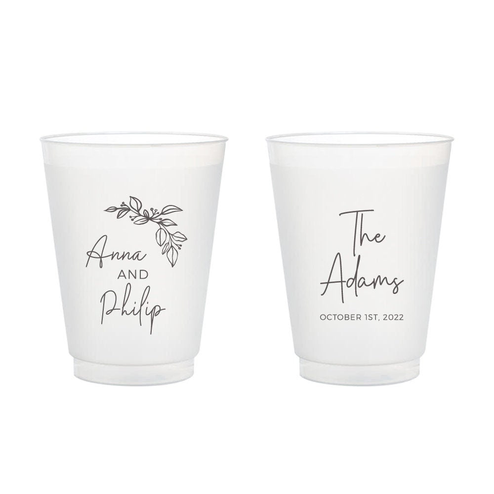 Plastic Cups Wedding Favors (CS 367)