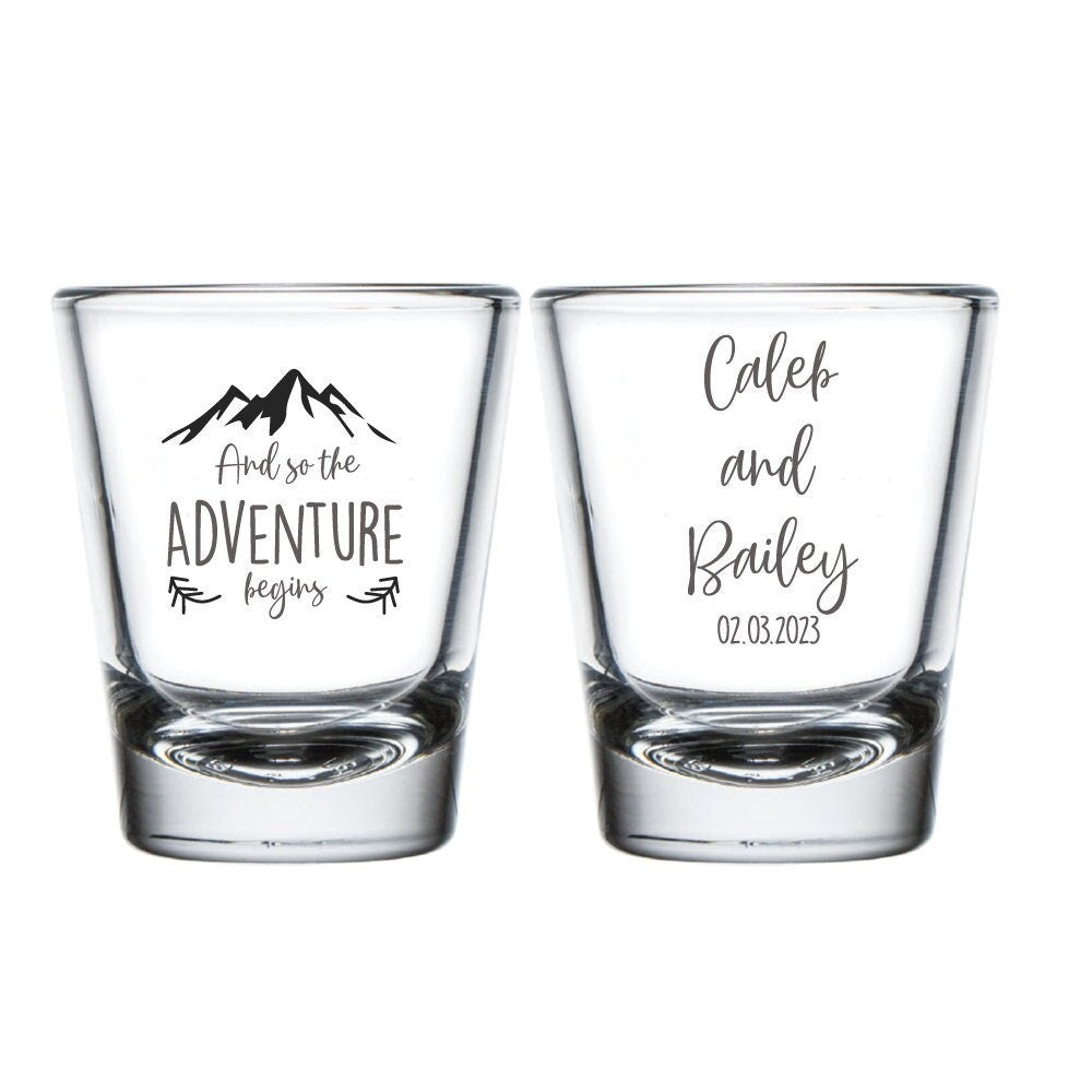 Customized Wedding Shot Glasses (CS 381)