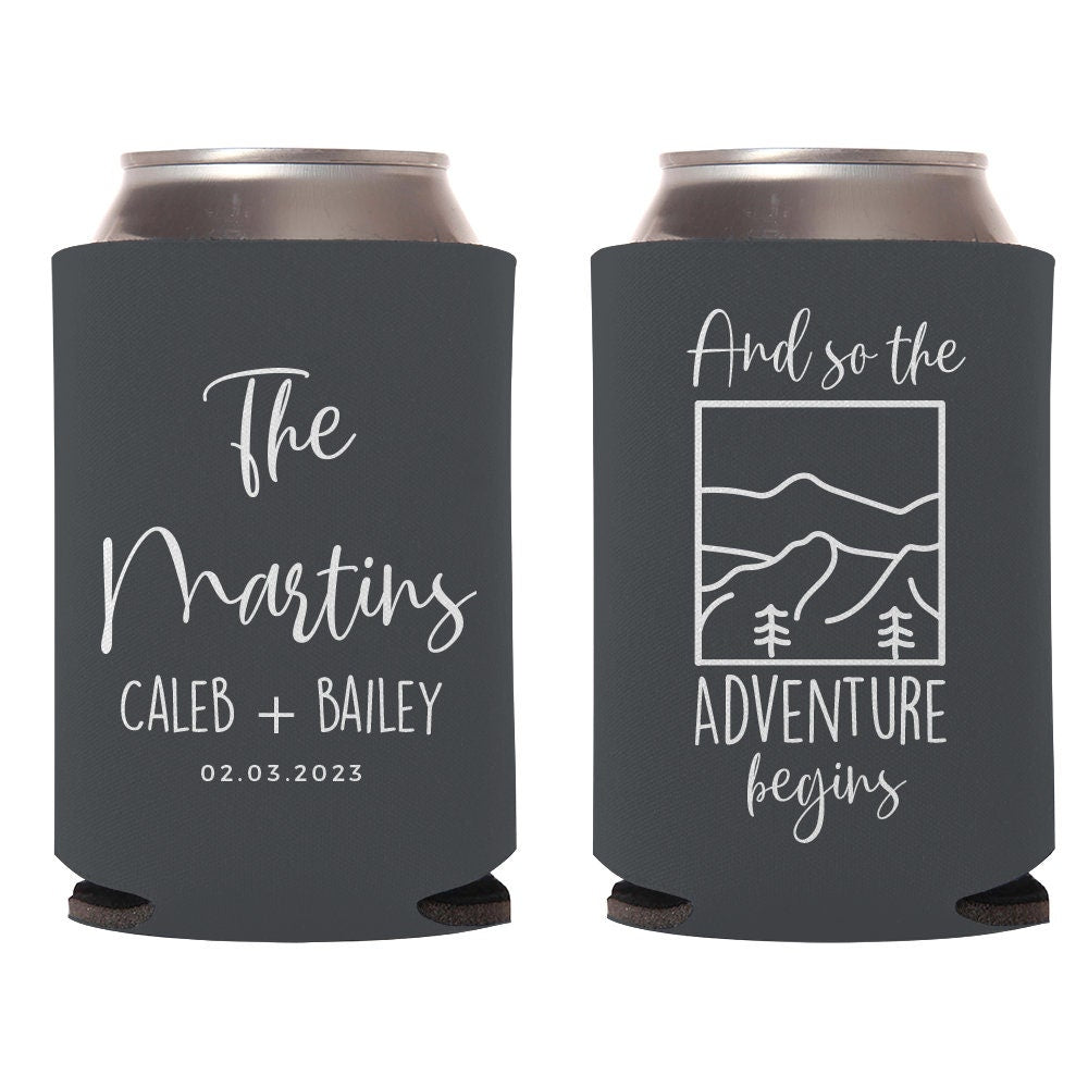 Custom And The Adventure Begins Can Coolers (380)