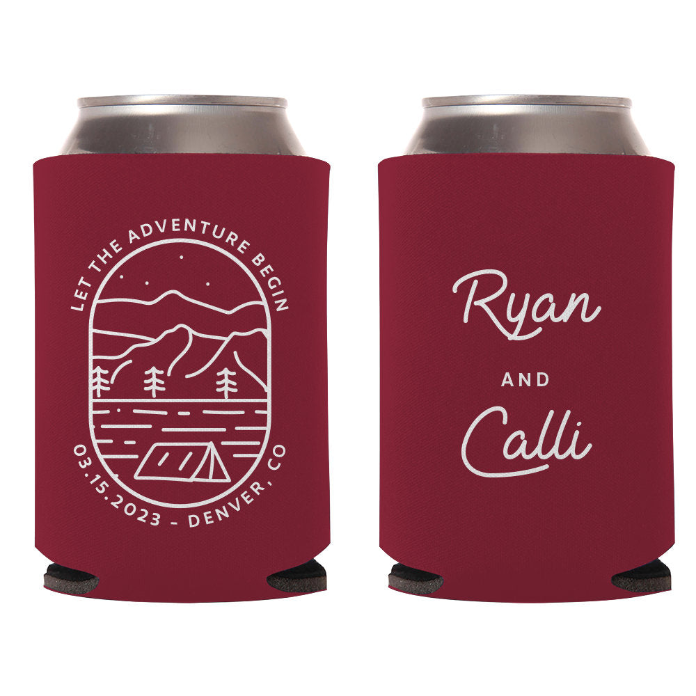 Custom Let The Adventure Begin Can Coolers (155)