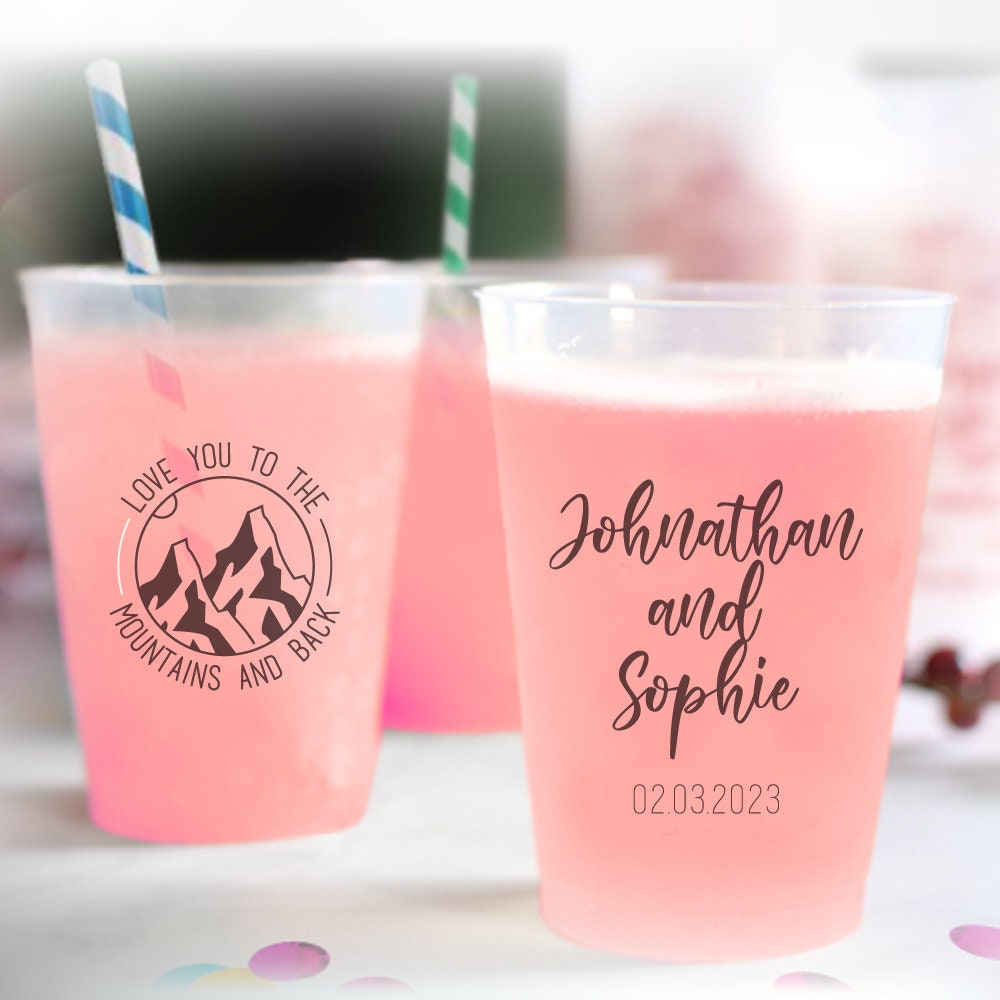 Wedding Frosted Cups (PK 184)