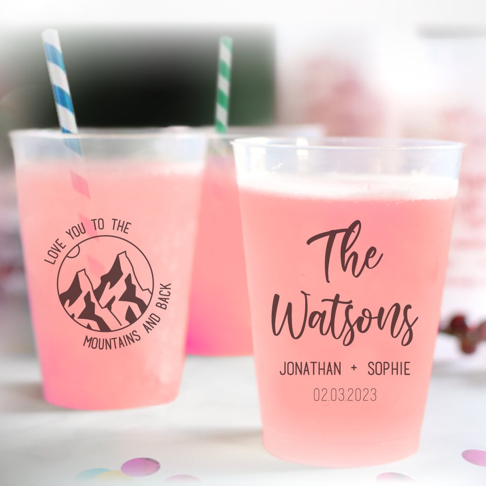 Wedding Frosted Cups (PK 185)
