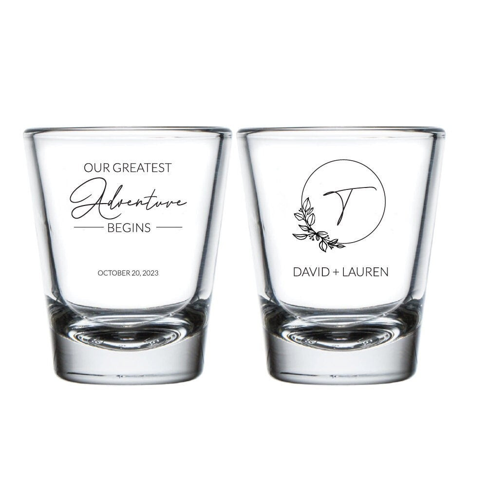 Custom Wedding Shot Glasses (KT 141)
