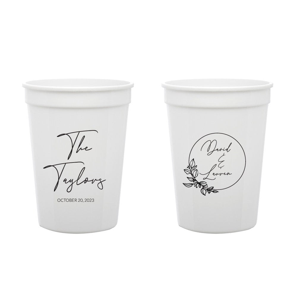 Custom Wedding Stadium Cups (KT 146)