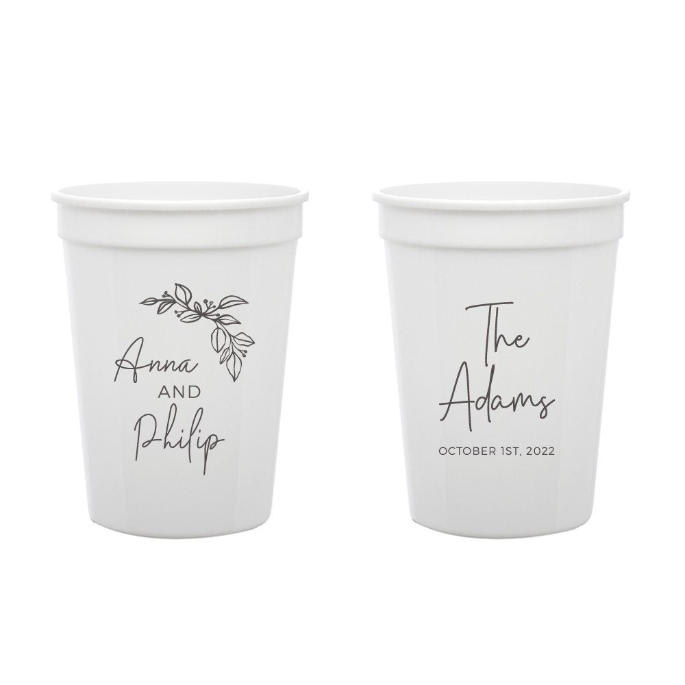 Plastic Cups Wedding Favors (CS 367)