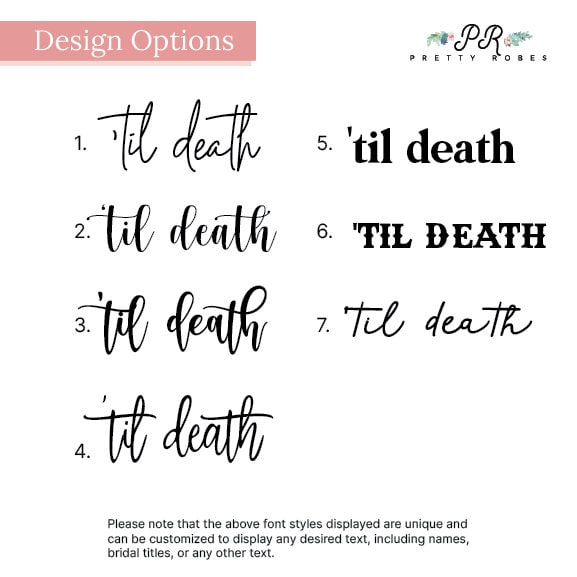 Black Until Death Do Us Part Bridal Shower Faux Leather Jacket