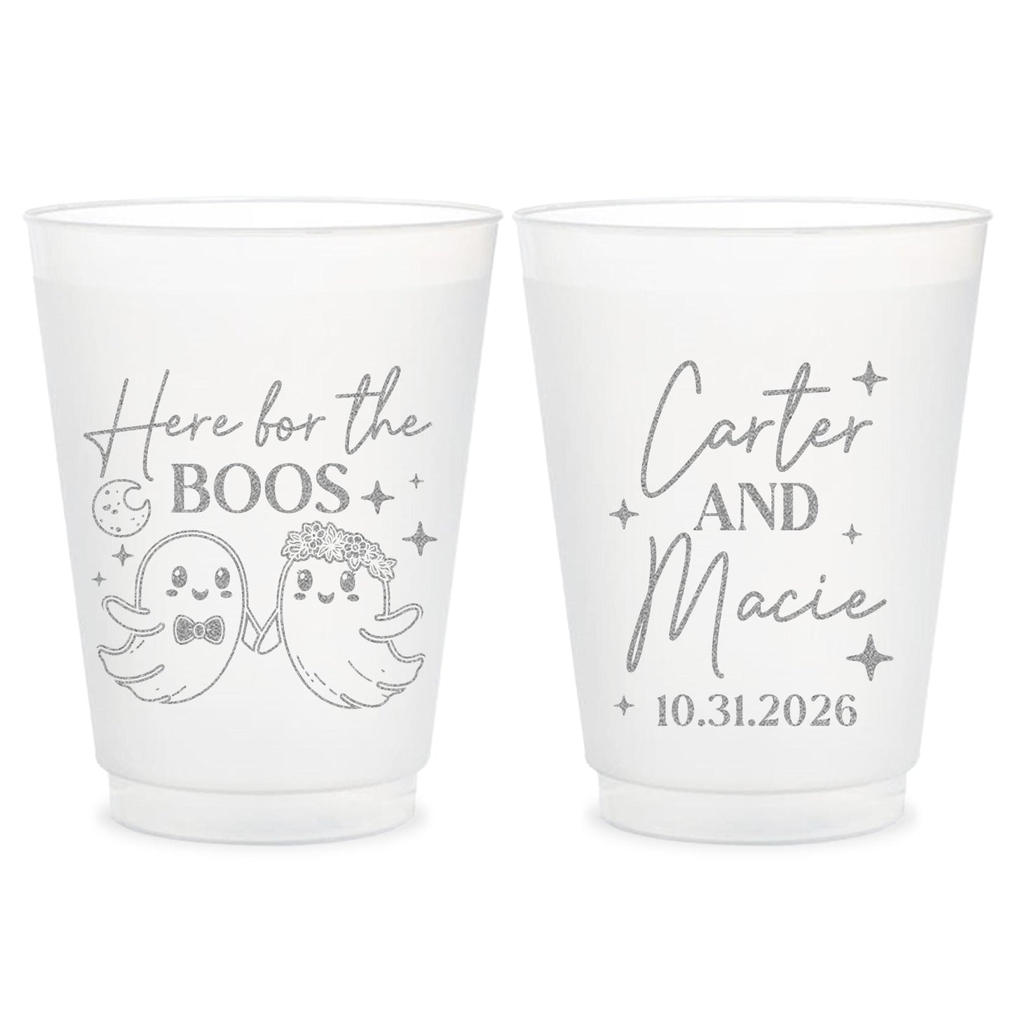 Wedding Frosted Cups (KT298)