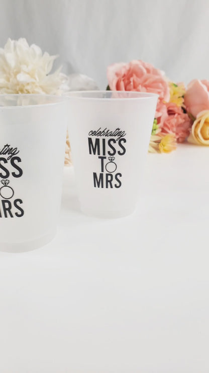 Celebrating Miss to Mrs Frosted Cups