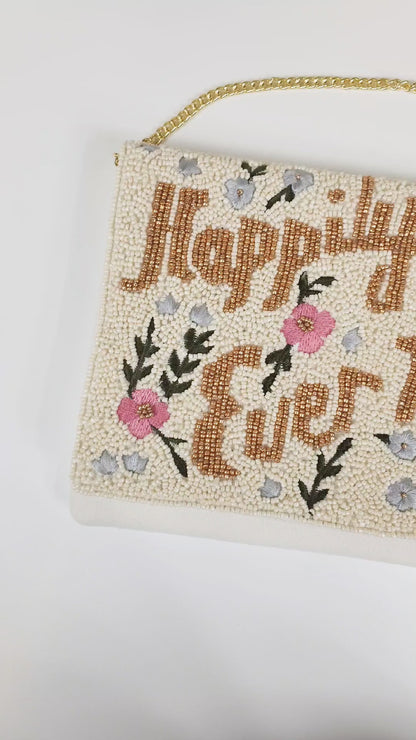 Floral Happily Ever After Clutch Bag