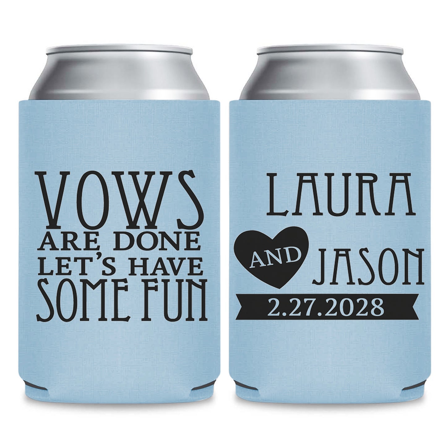 Phrases Wedding Can Coolers