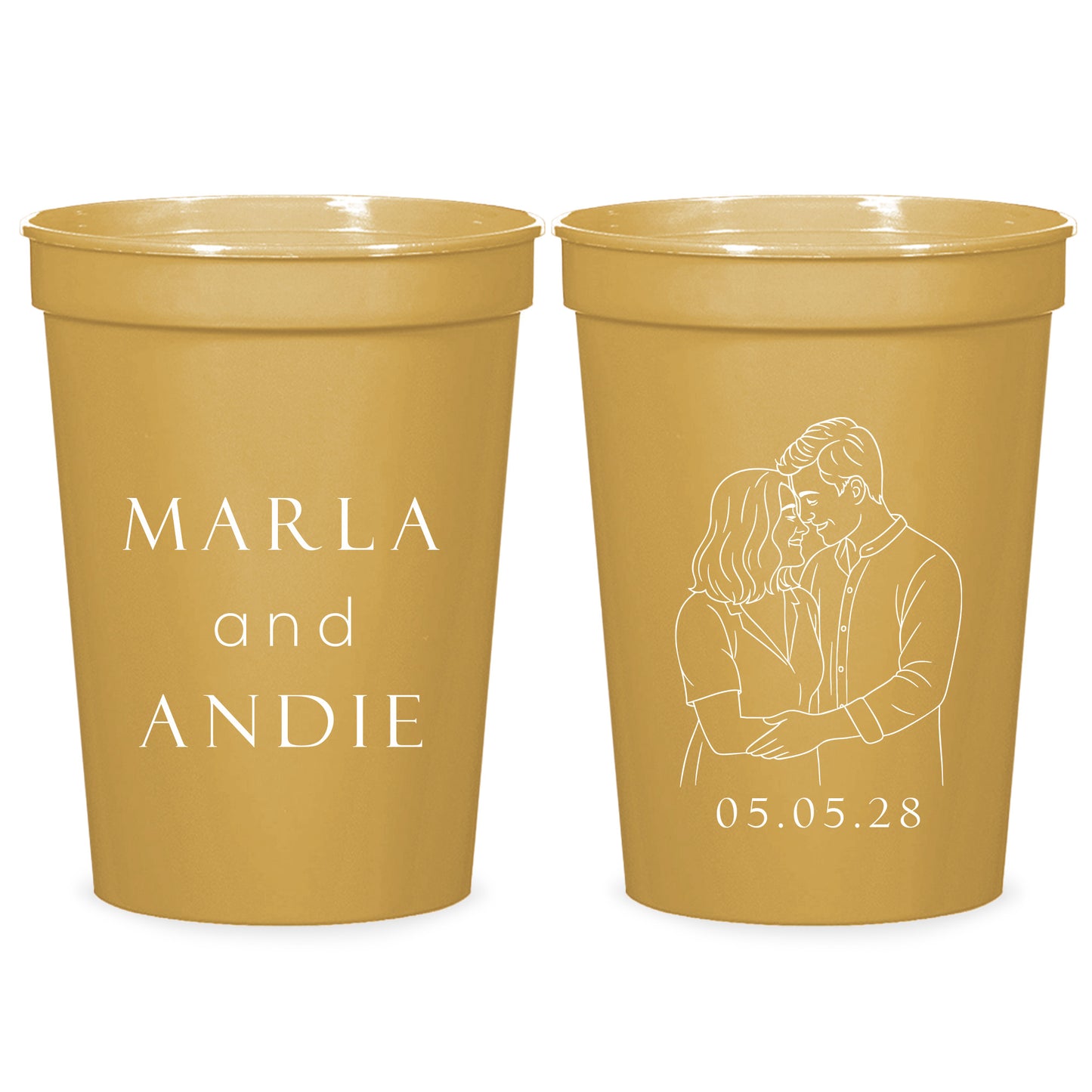Wedding Reception Stadium Cups (PK 427))