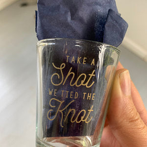 Wedding Shot Glass