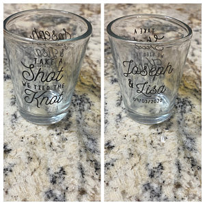 Wedding Shot Glasses image